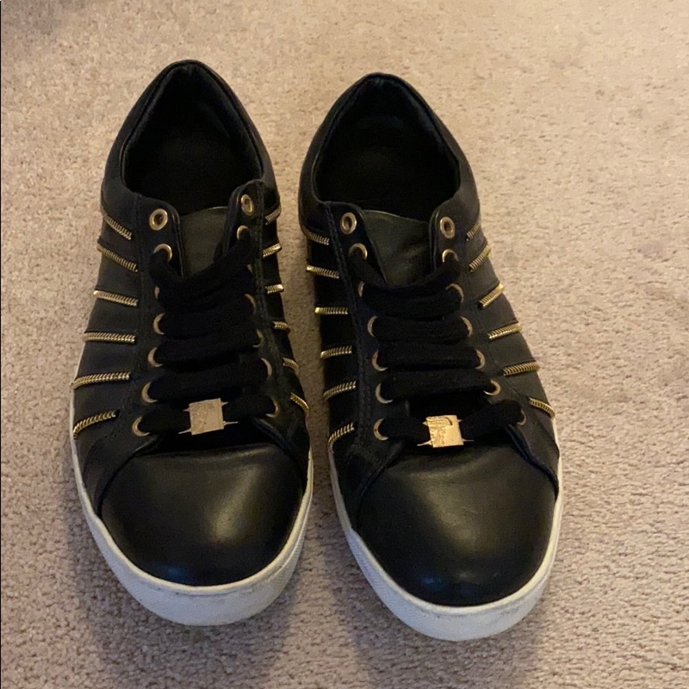 Versace black sneakers
